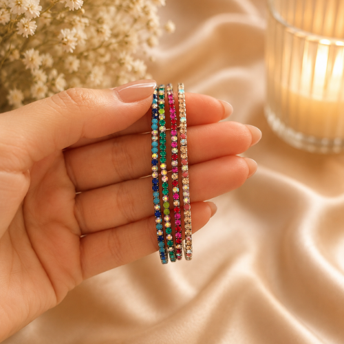 Rainbow Crystal Bracelet