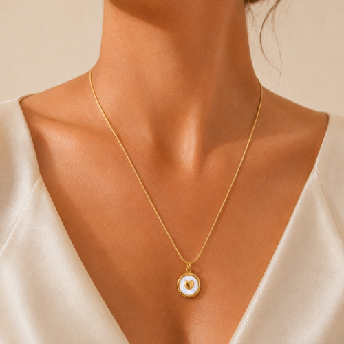 Sweetheart Pearl Necklace