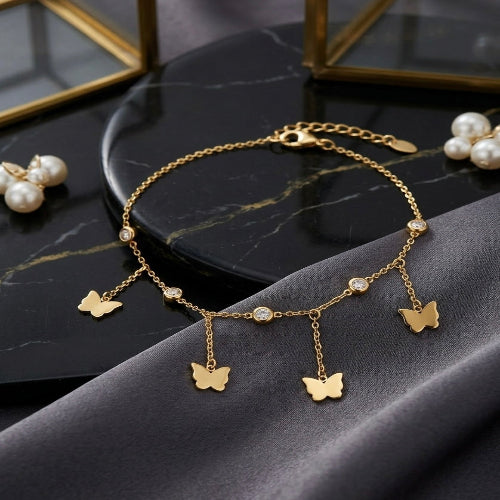 Flutter Butterfly Charm Bracelet ✨