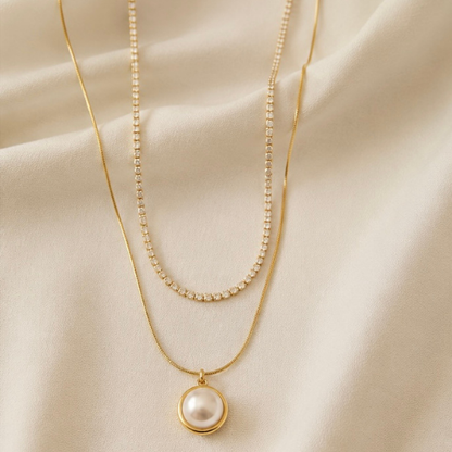 Pearl Harmony Layered Necklace