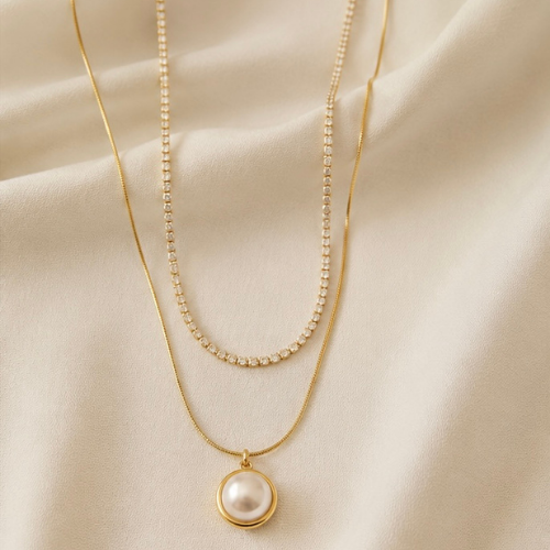 Pearl Harmony Layered Necklace