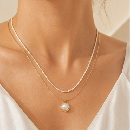 Pearl Harmony Layered Necklace
