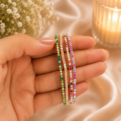 Rainbow Crystal Bracelet