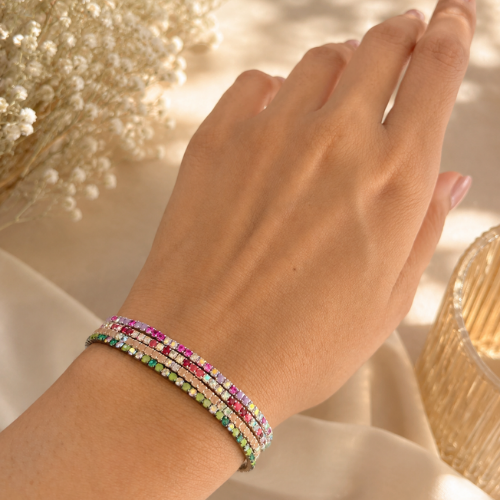 Rainbow Crystal Bracelet