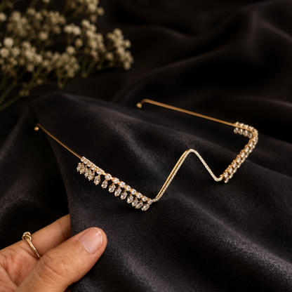 Royal Crystal Fringe Facelet