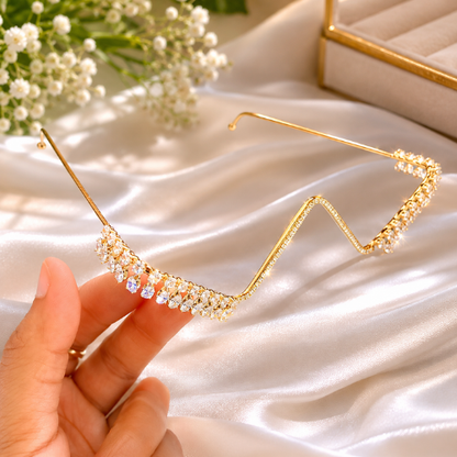 Royal Crystal Fringe Facelet
