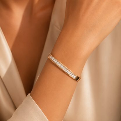 Radiance Baguette Crystal Kada