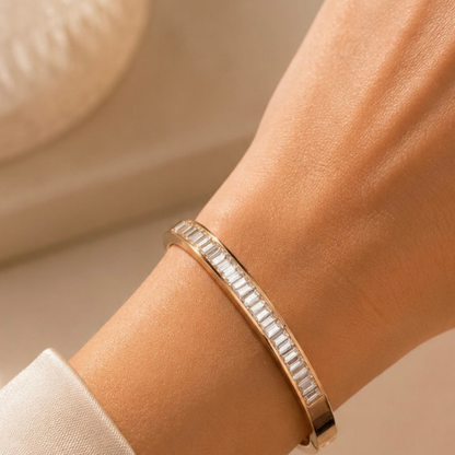 Radiance Baguette Crystal Kada