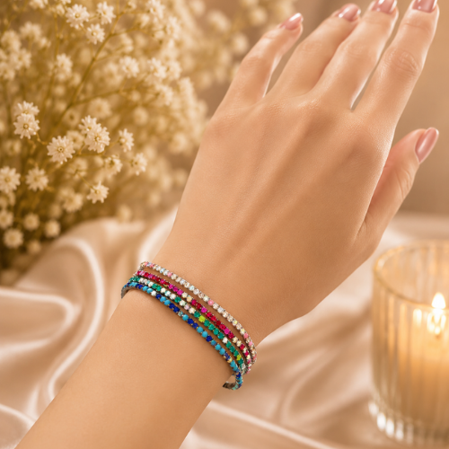Rainbow Crystal Bracelet